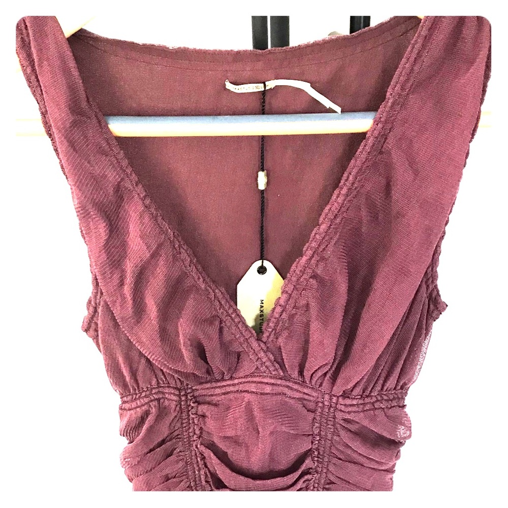 MaxStudio Maroon Dress